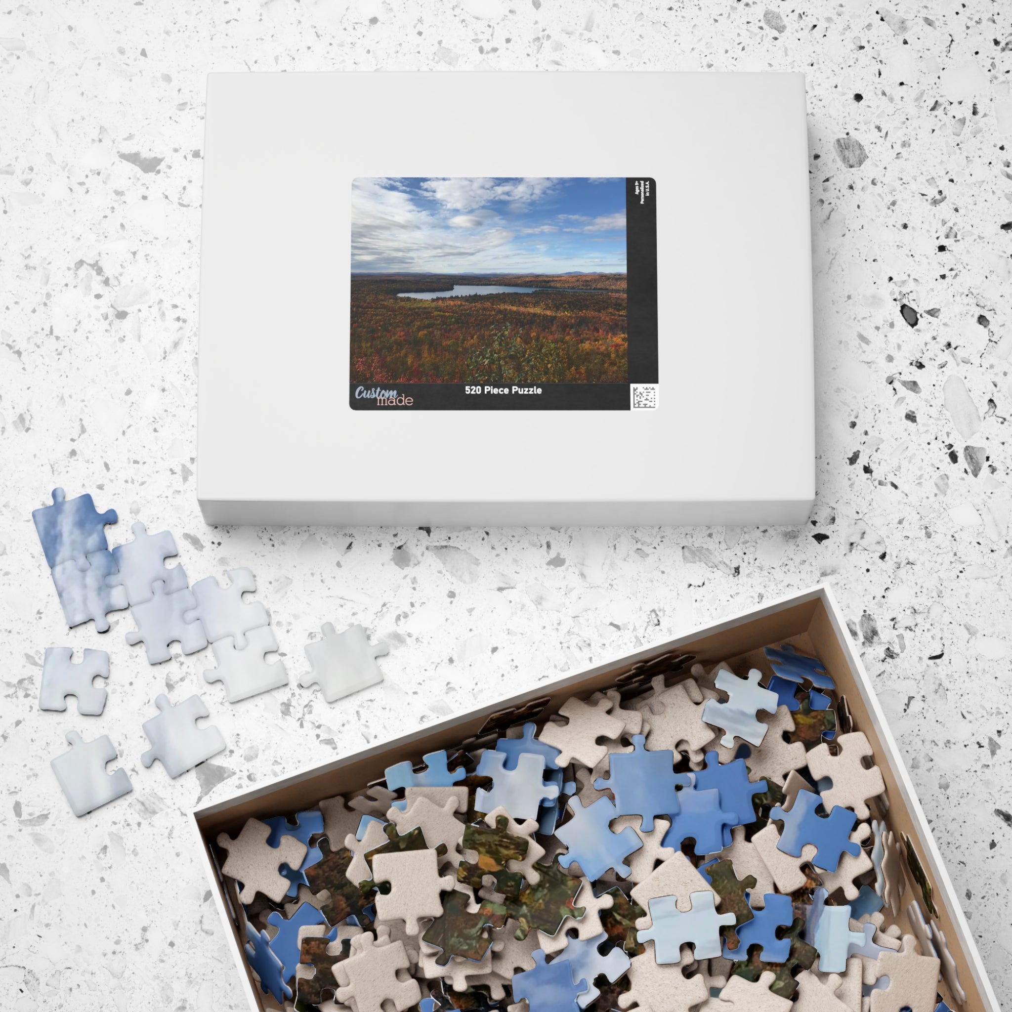 Maine Forest Lake Jigsaw Puzzle
