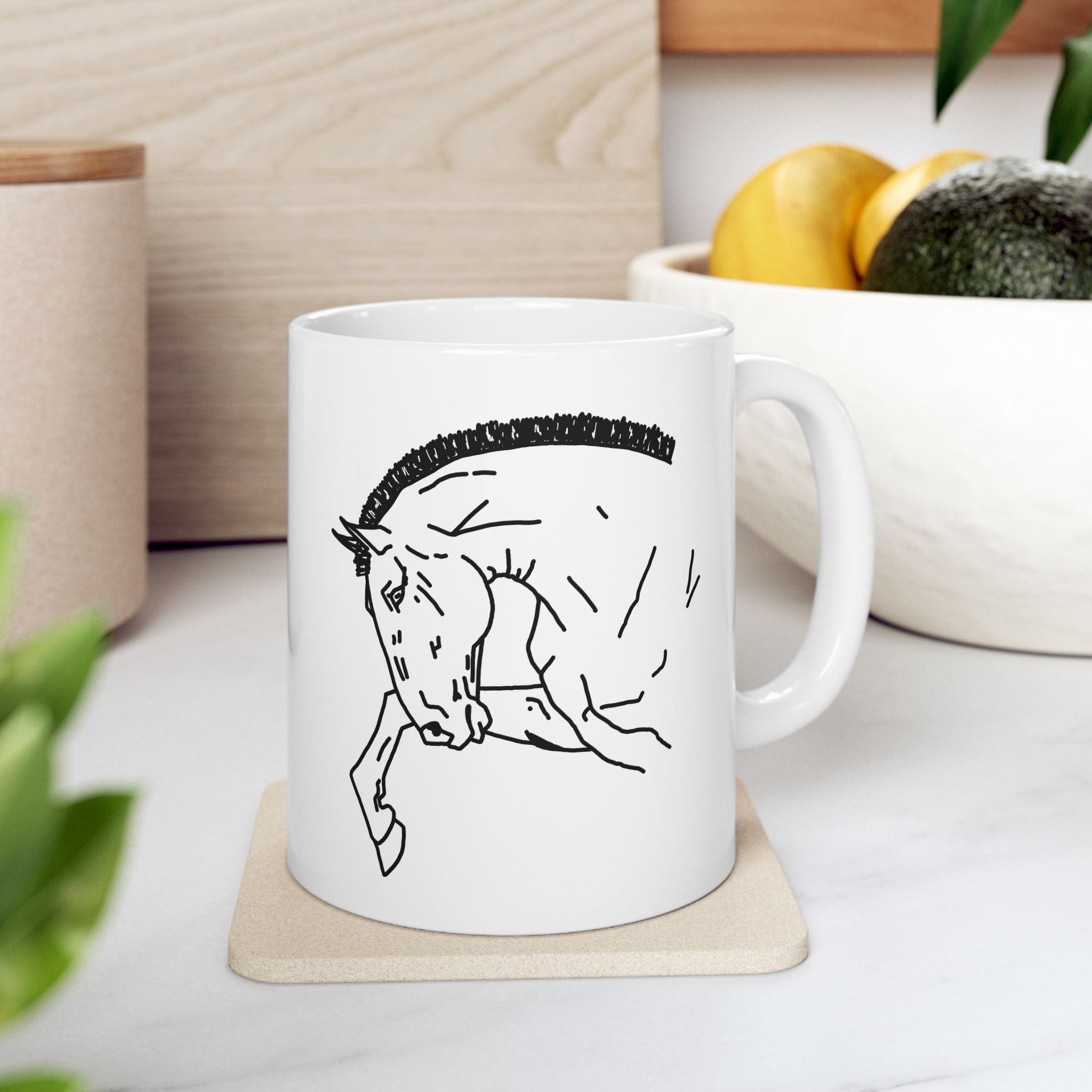 Charming Horse Ceramic Mug