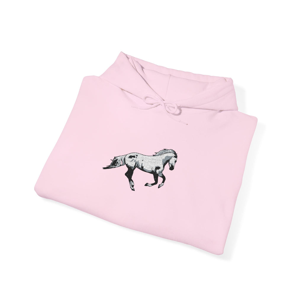 Embroidered Horse Hoodie