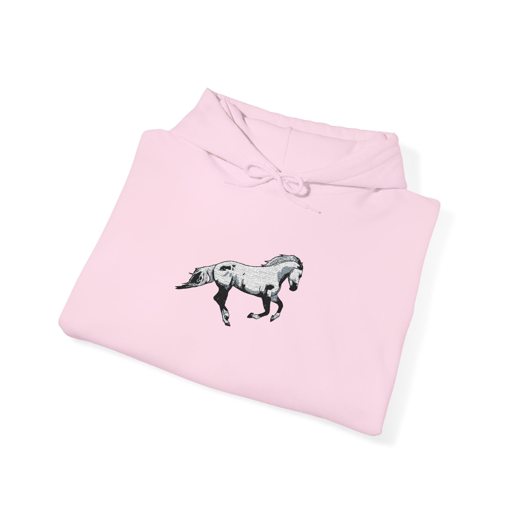 Embroidered Horse Hoodie