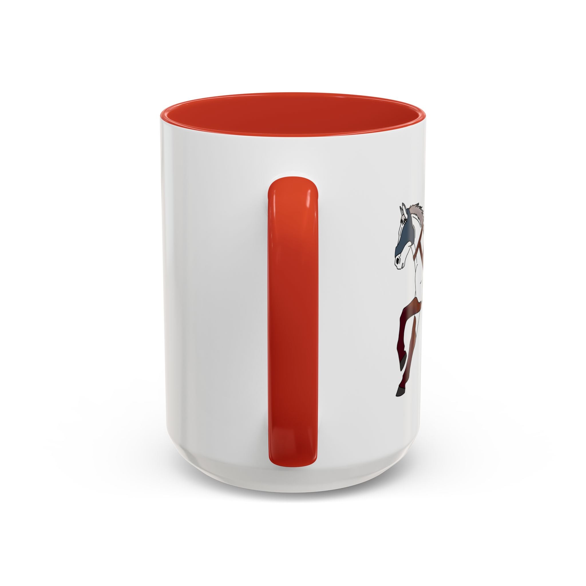 USA Horse Rustic Accent Coffee Mug