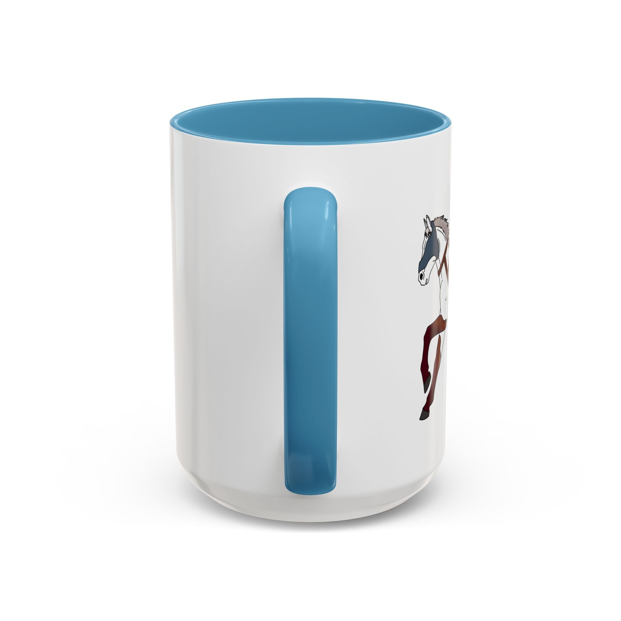 USA Horse Rustic Accent Coffee Mug