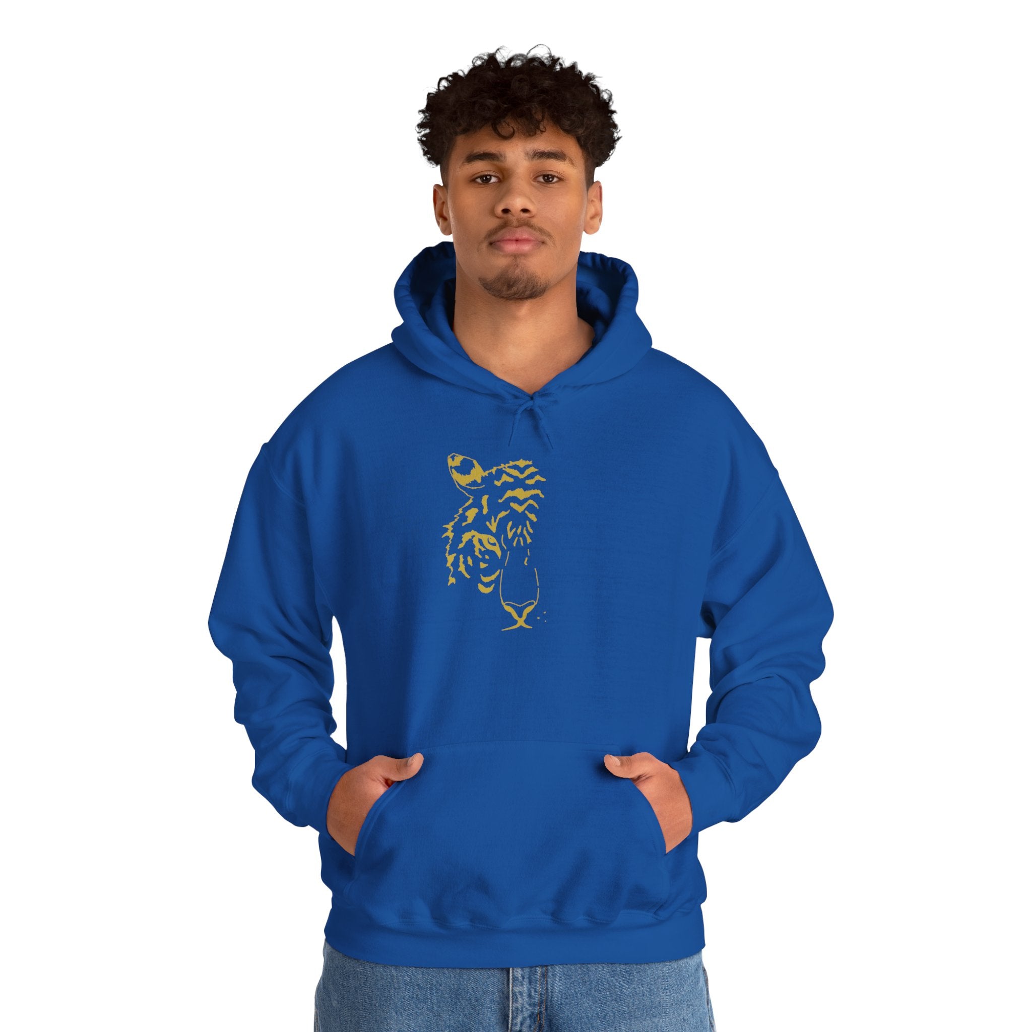 Gold-Finish Tiger Hoodie