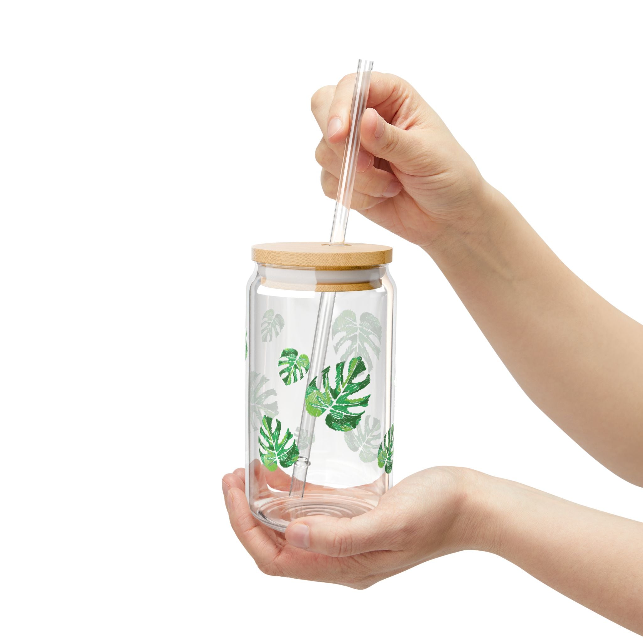 Leaf Sipper Glass
