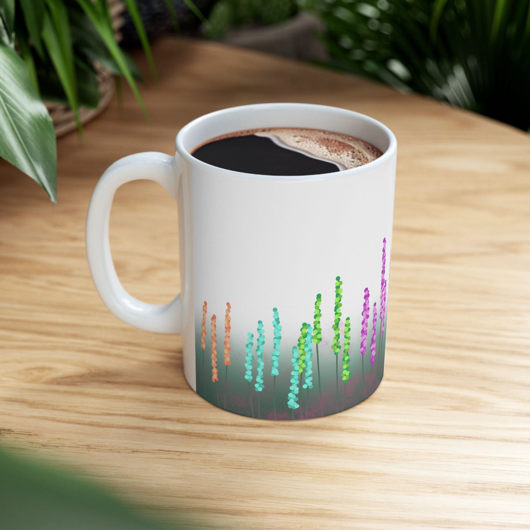 Lavender Flower Mug