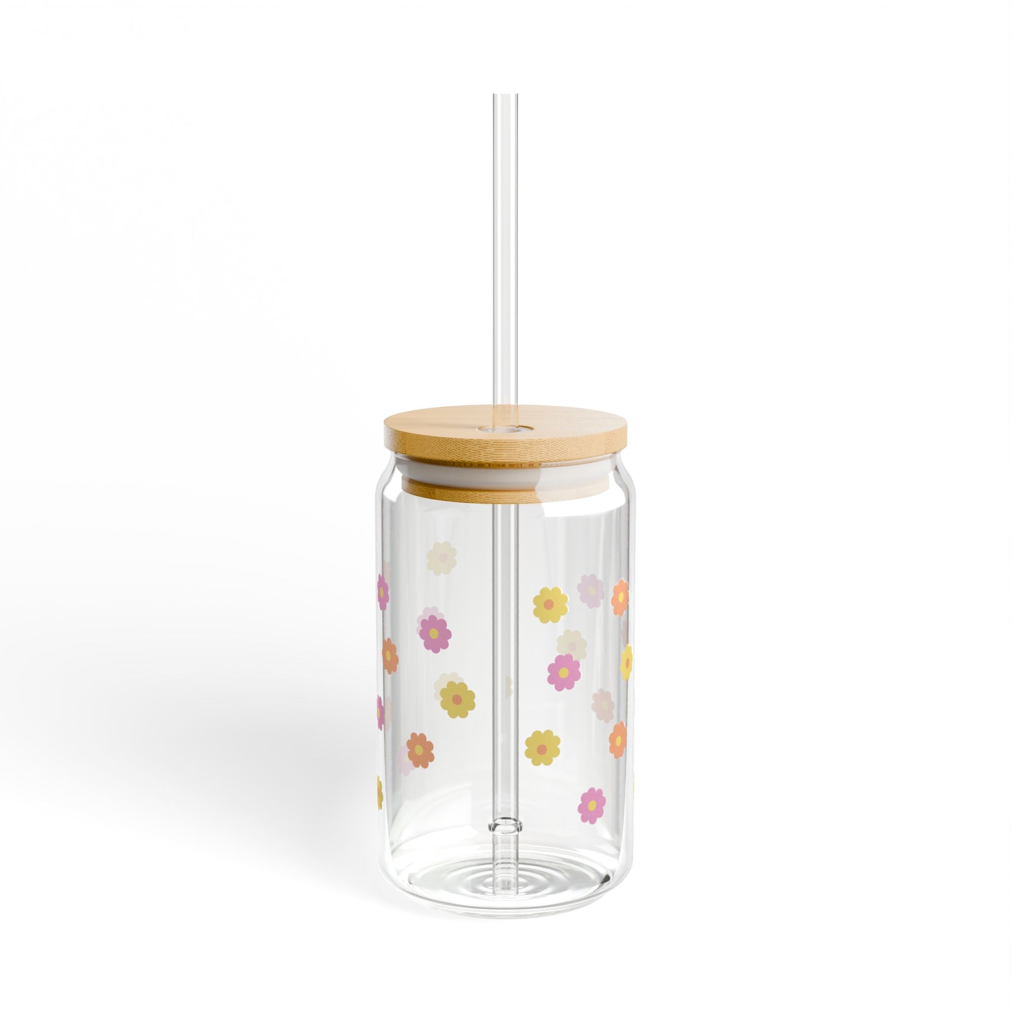 Flower Sipper Glass