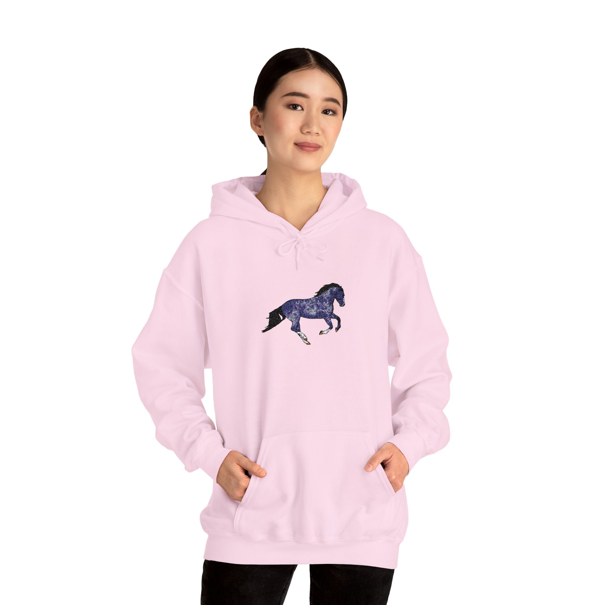Horse Dapple Grey Hooded Sweatshirt