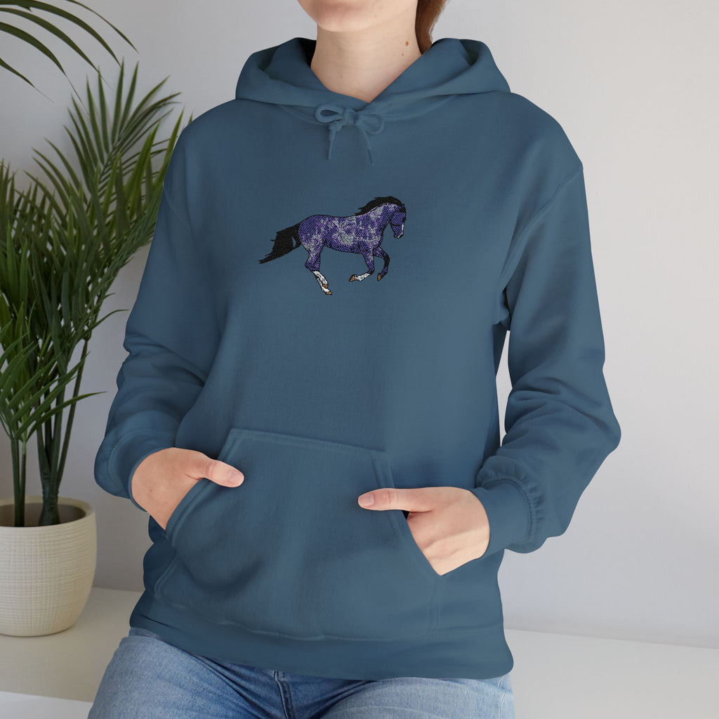 Horse Dapple Grey Hooded Sweatshirt