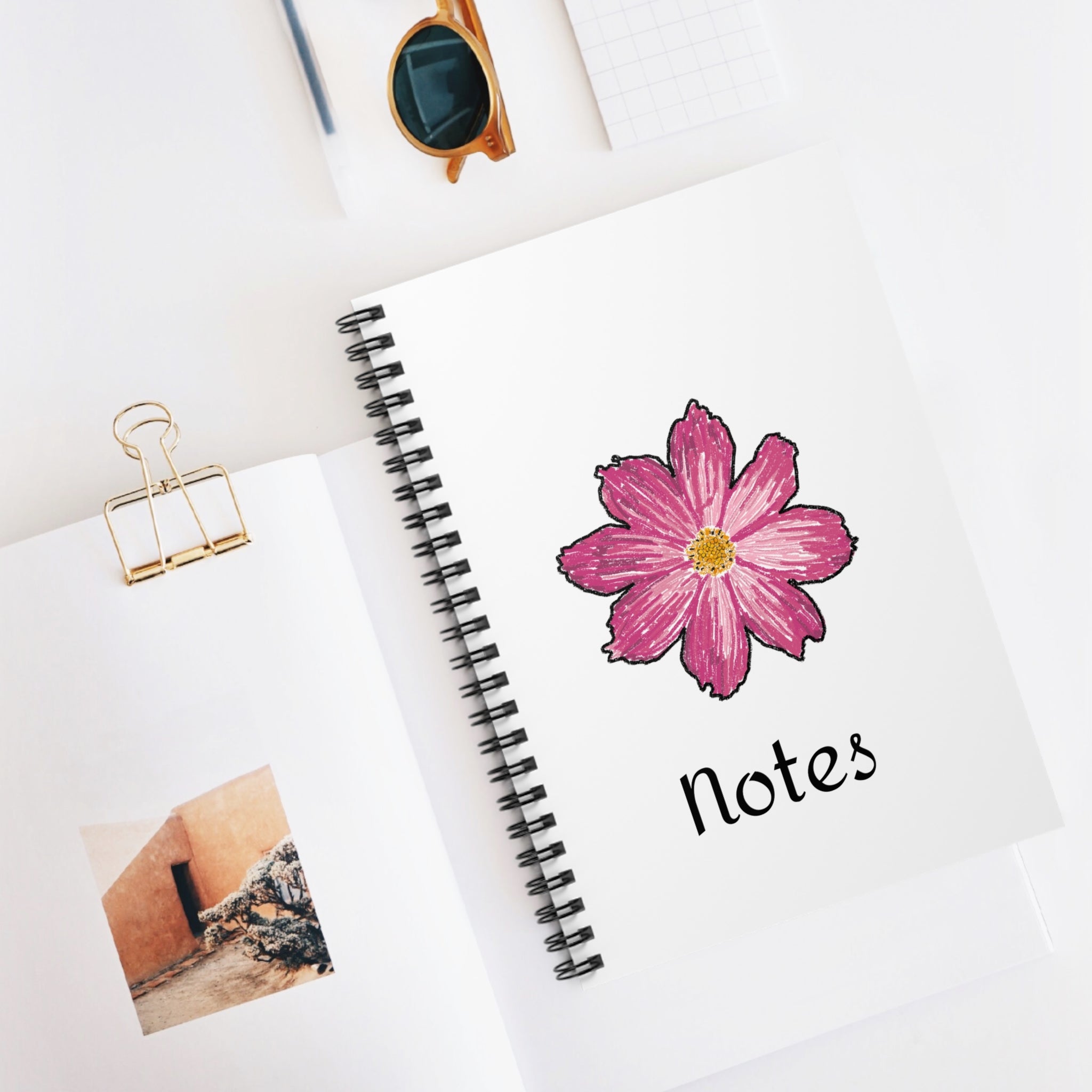 Floral Spiral Notebook