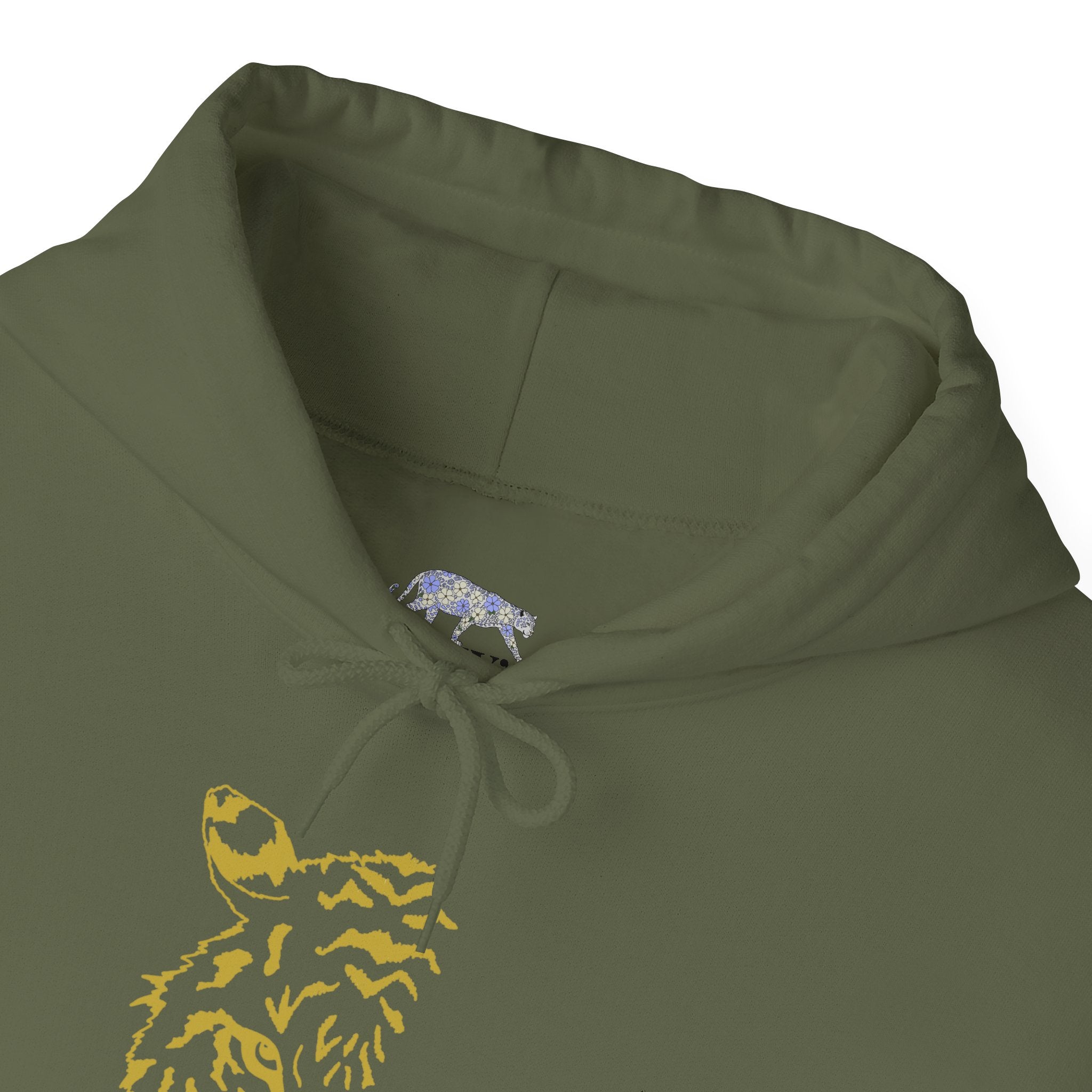 Gold-Finish Tiger Hoodie