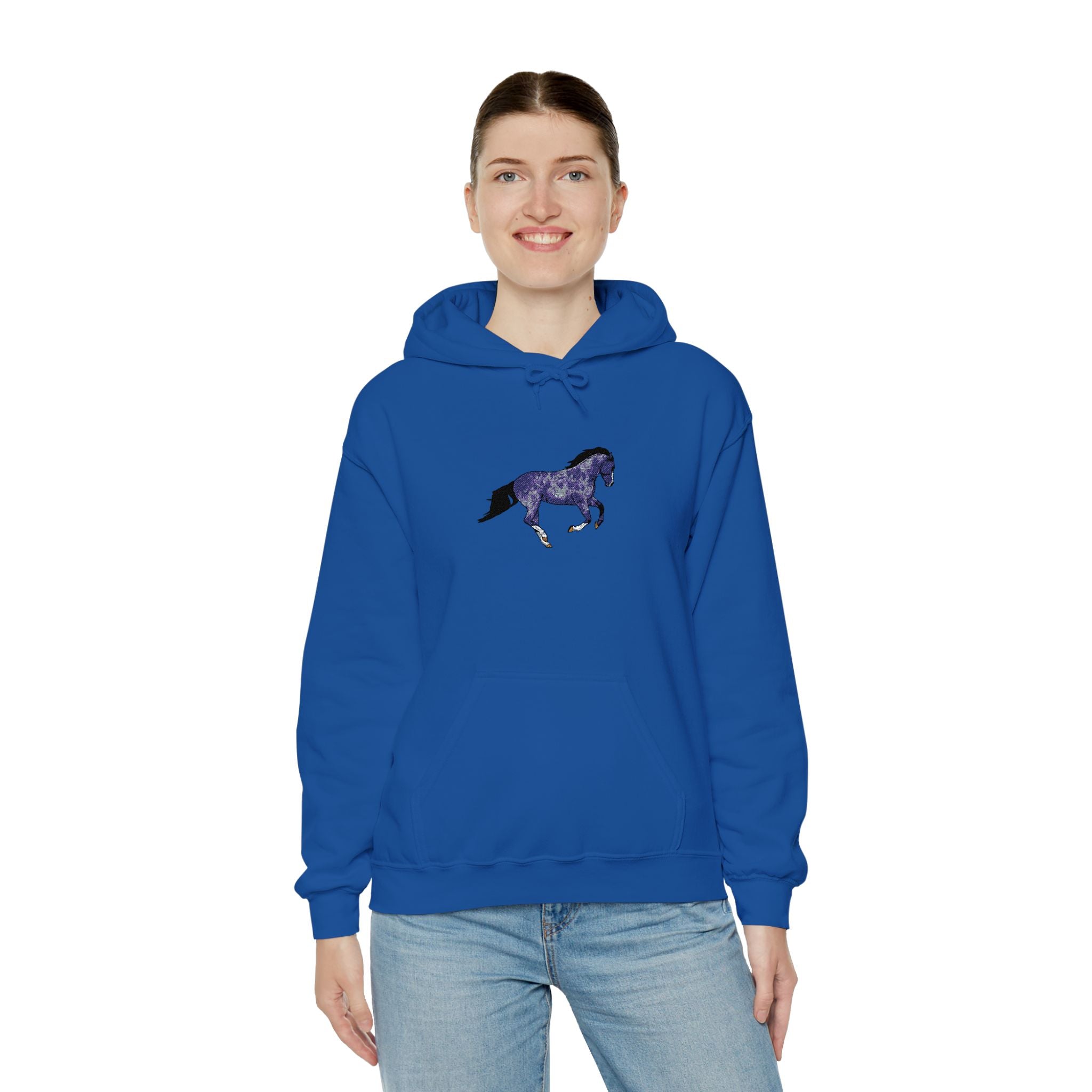 Horse Dapple Grey Hooded Sweatshirt