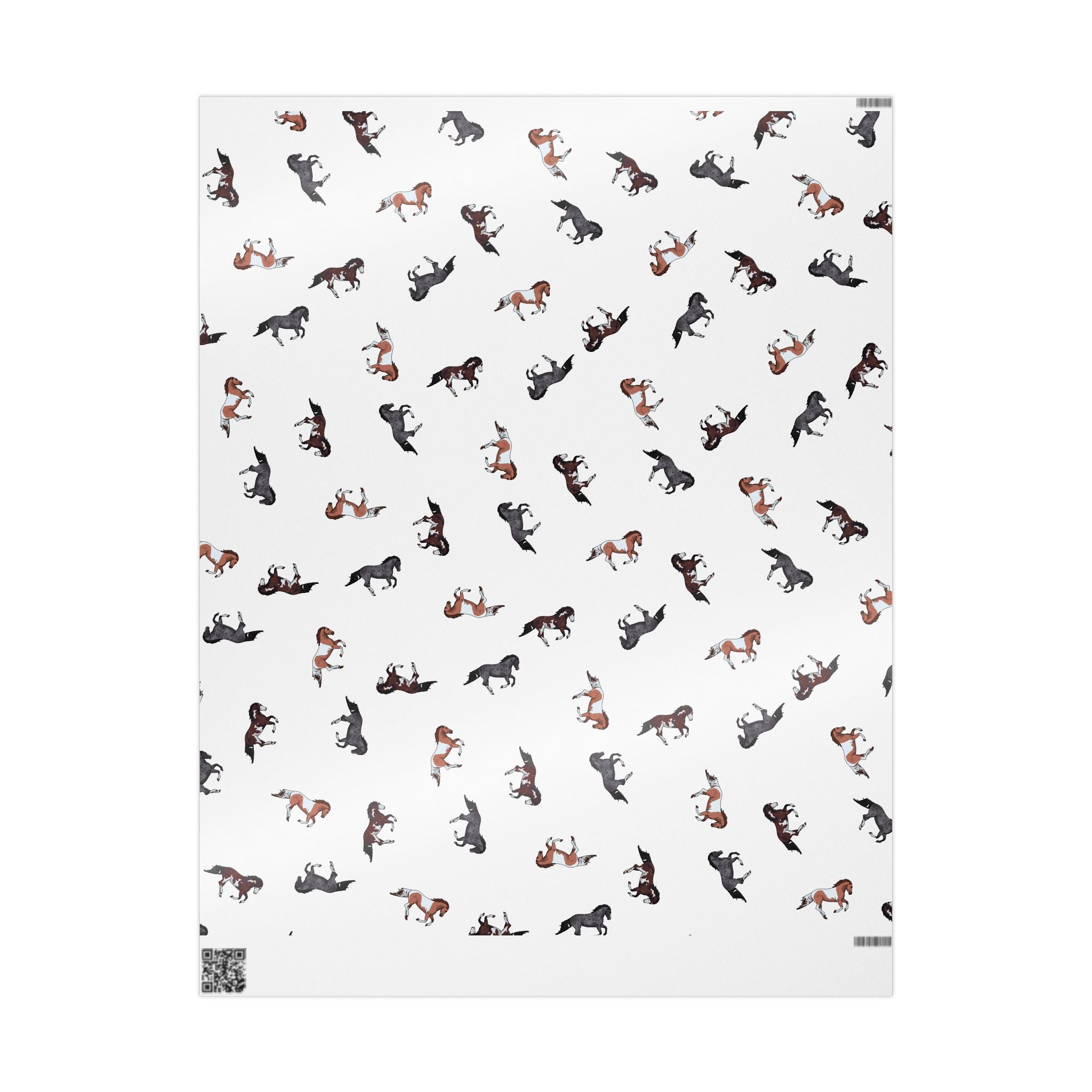 Horse Pattern Wrapping Paper - Perfect for Horse Lovers