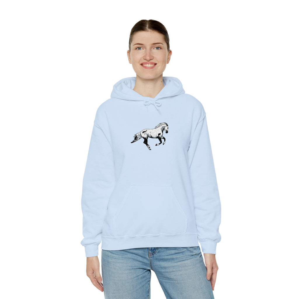 Embroidered Horse Hoodie