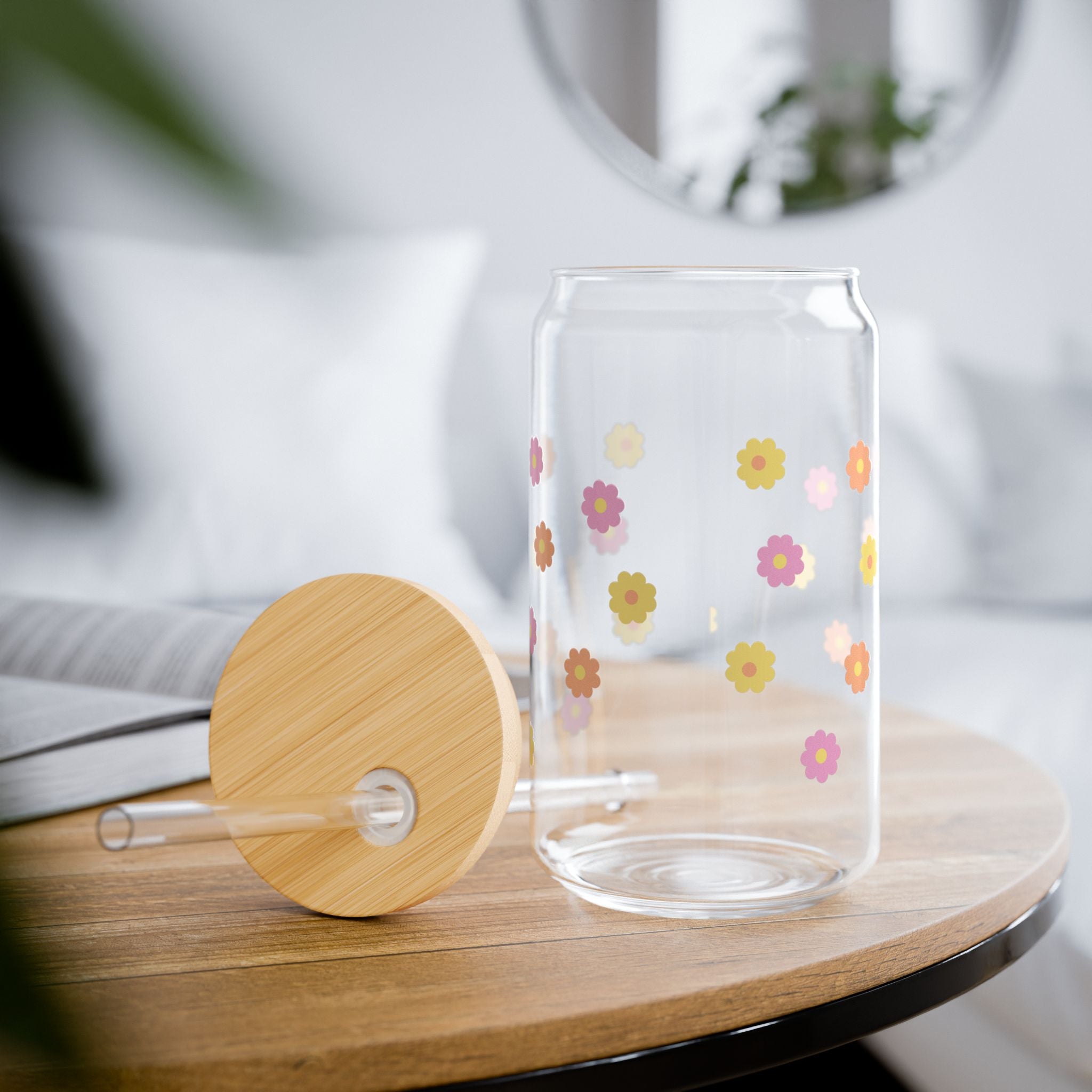 Flower Sipper Glass