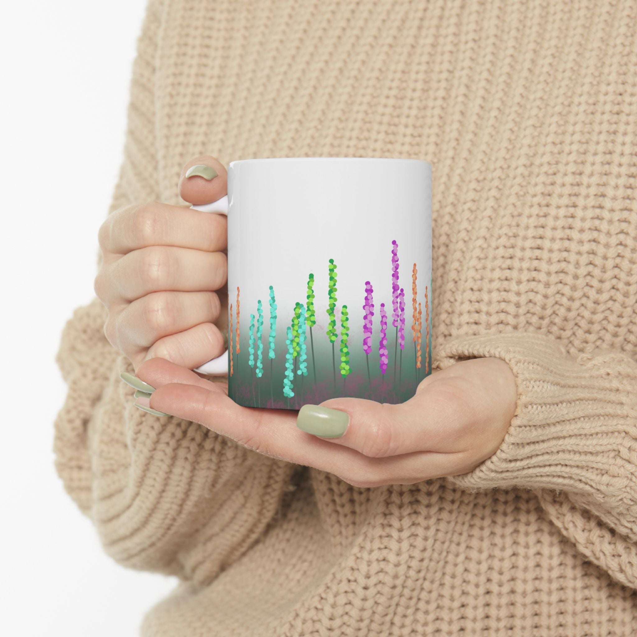 Lavender Flower Mug