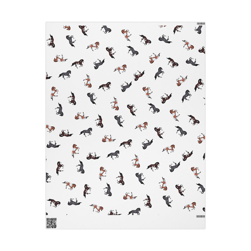Horse Pattern Wrapping Paper - Perfect for Horse Lovers