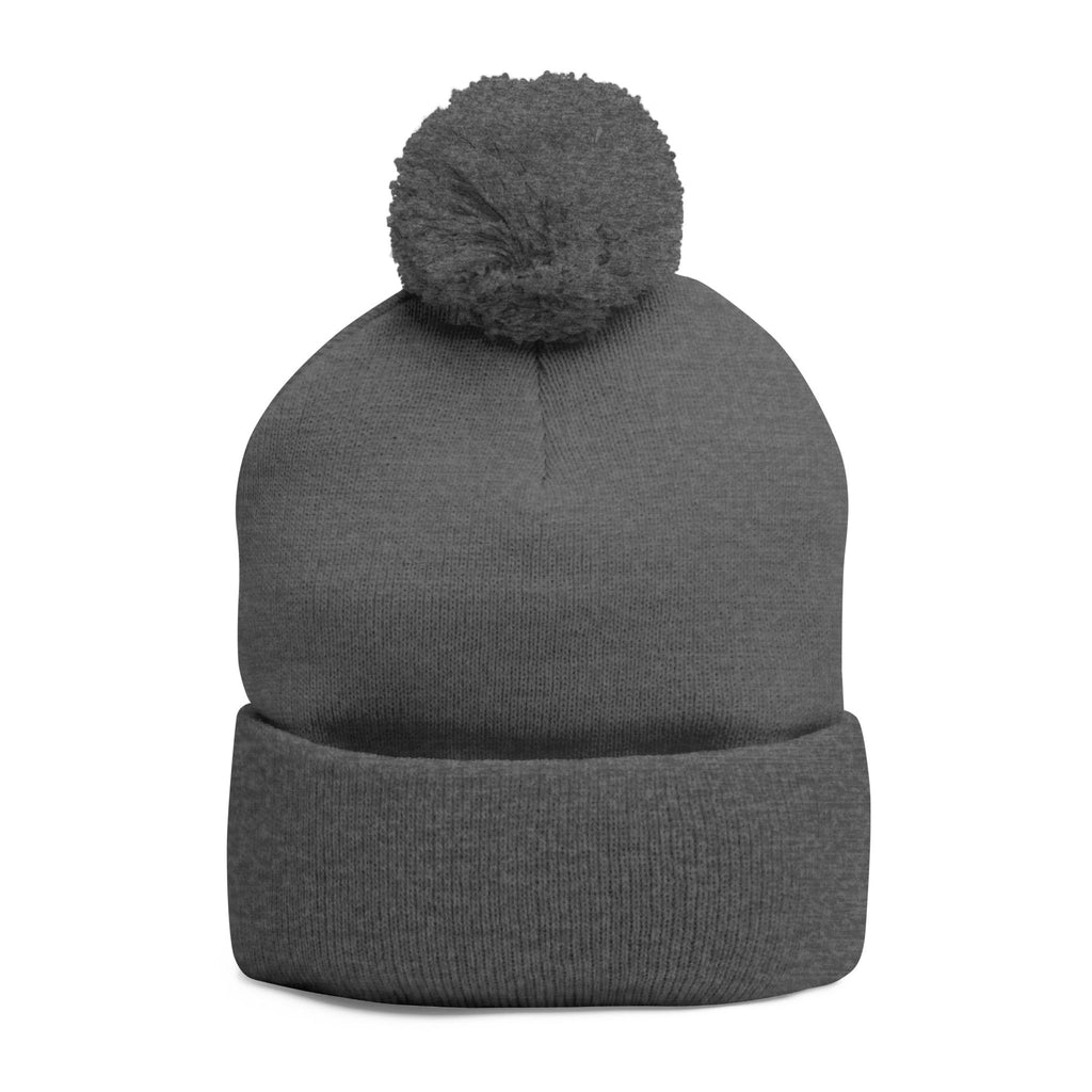 Casey's Embroidered Pom-Pom Winter Hat