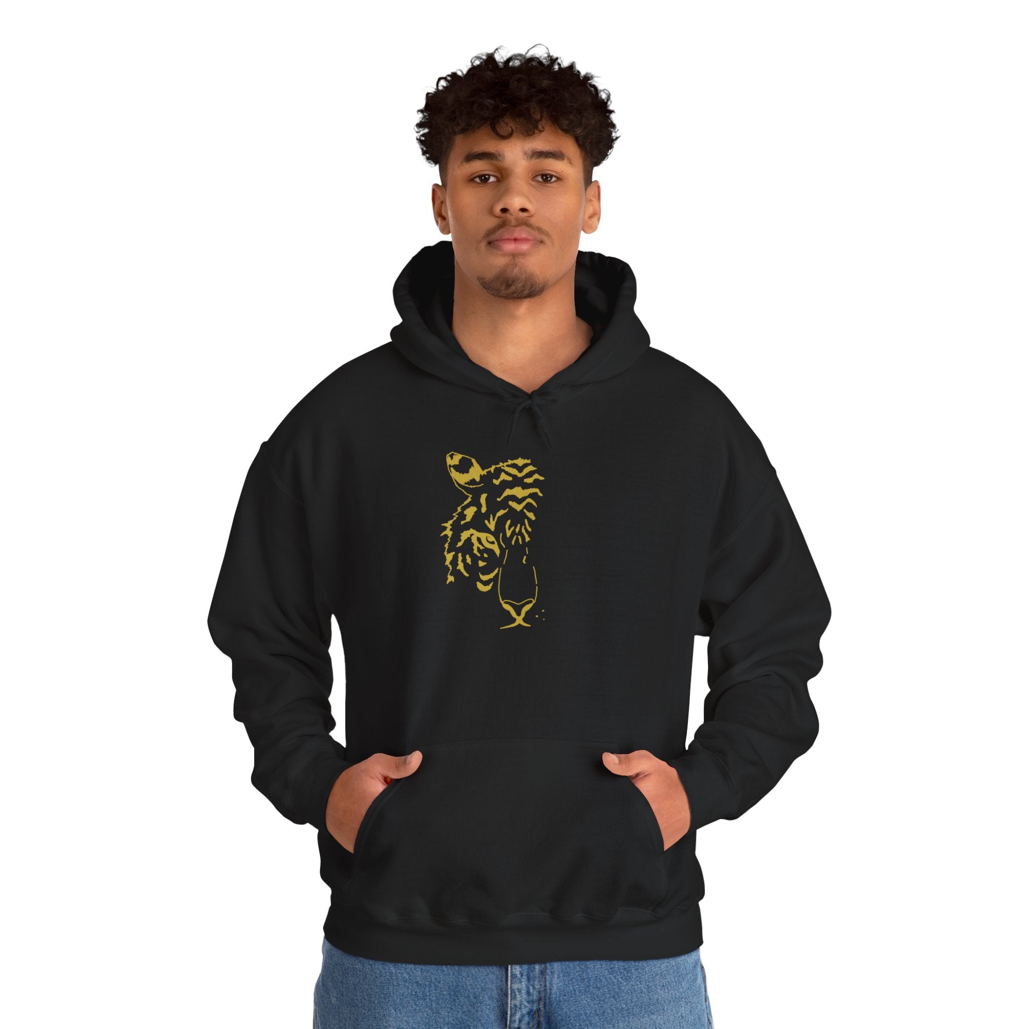 Gold-Finish Tiger Hoodie