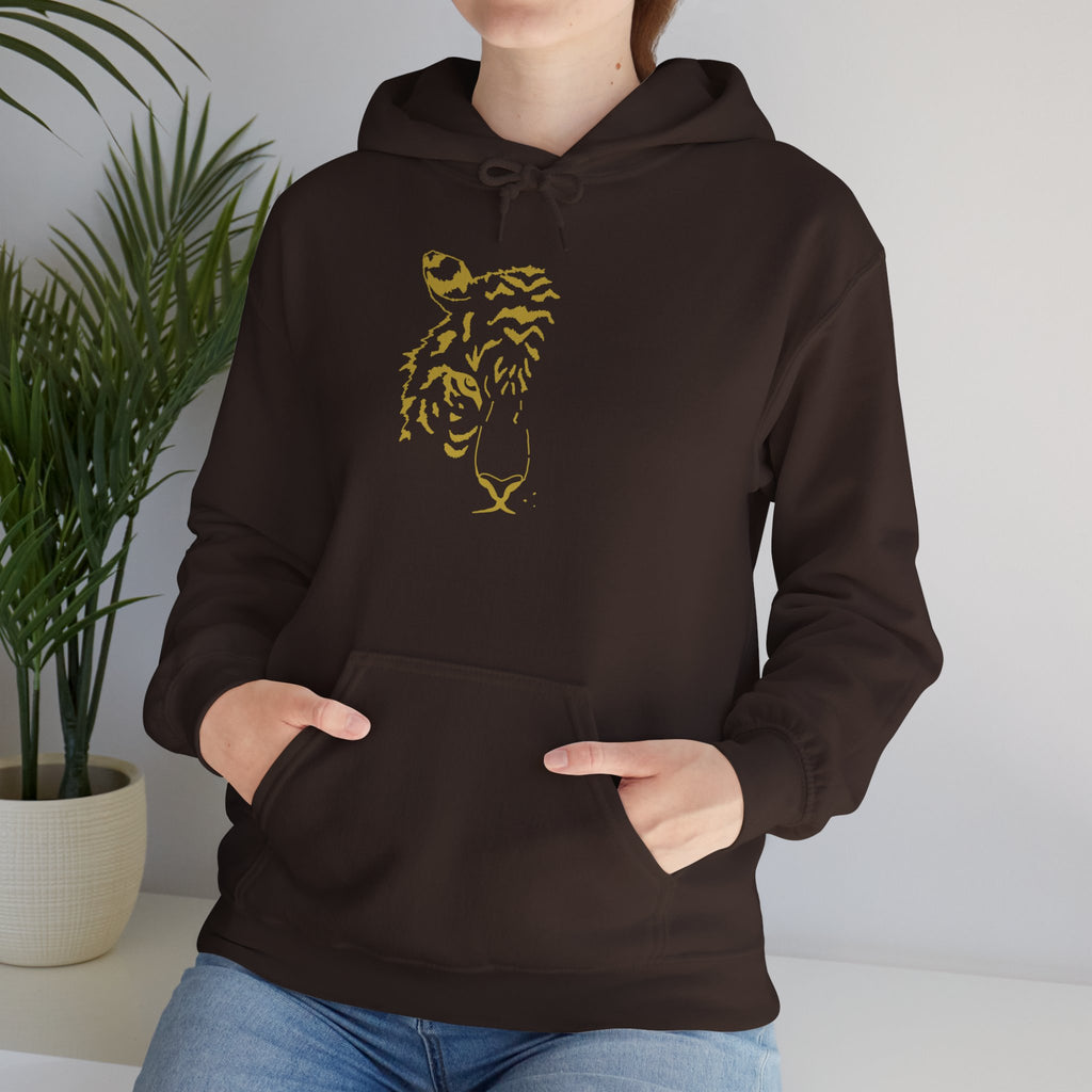 Gold-Finish Tiger Hoodie