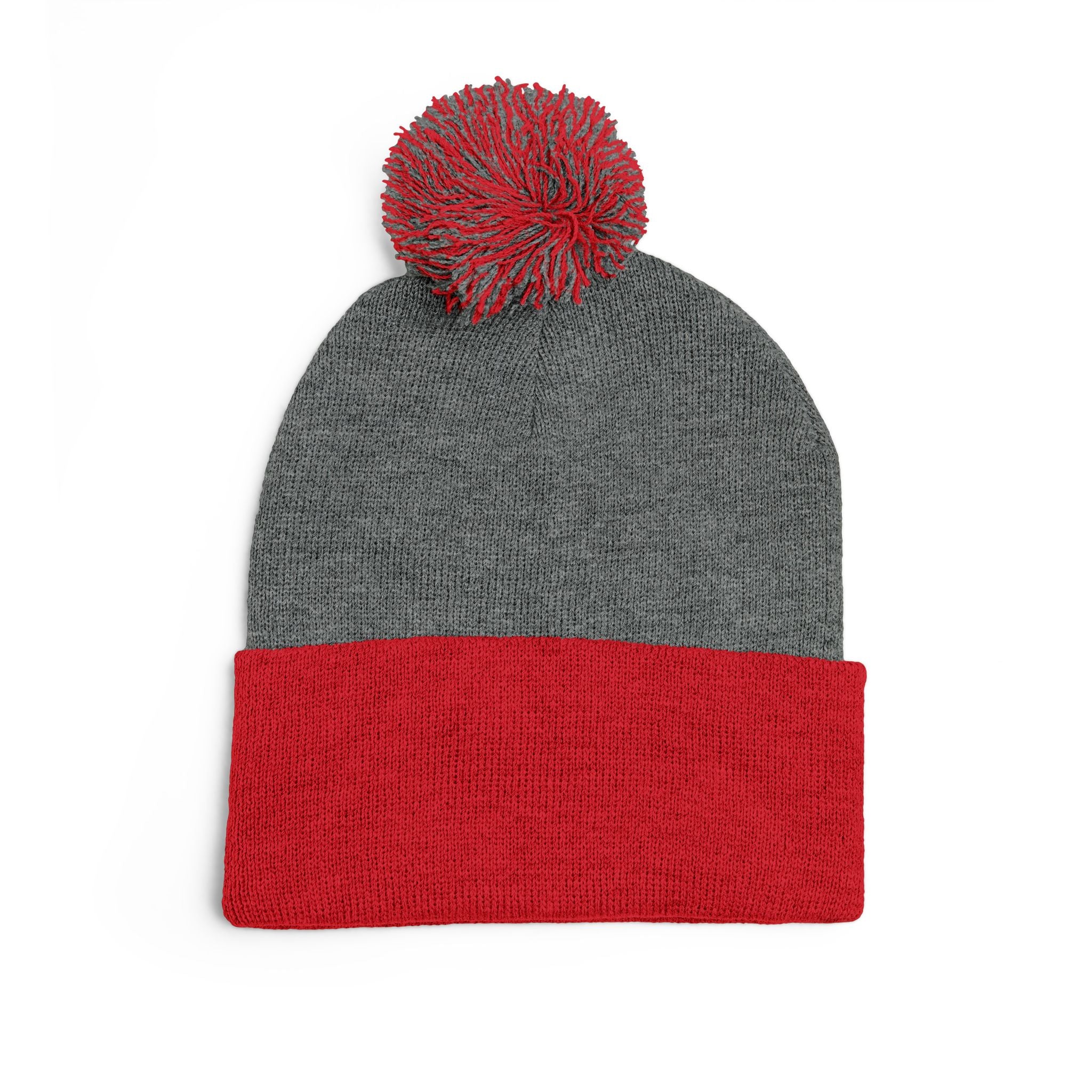 Casey's Embroidered Pom-Pom Winter Hat