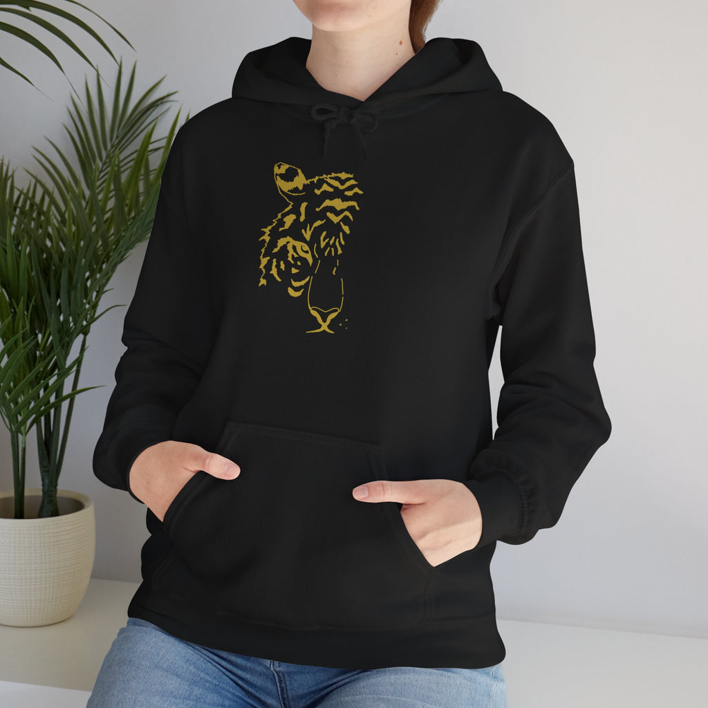 Gold-Finish Tiger Hoodie