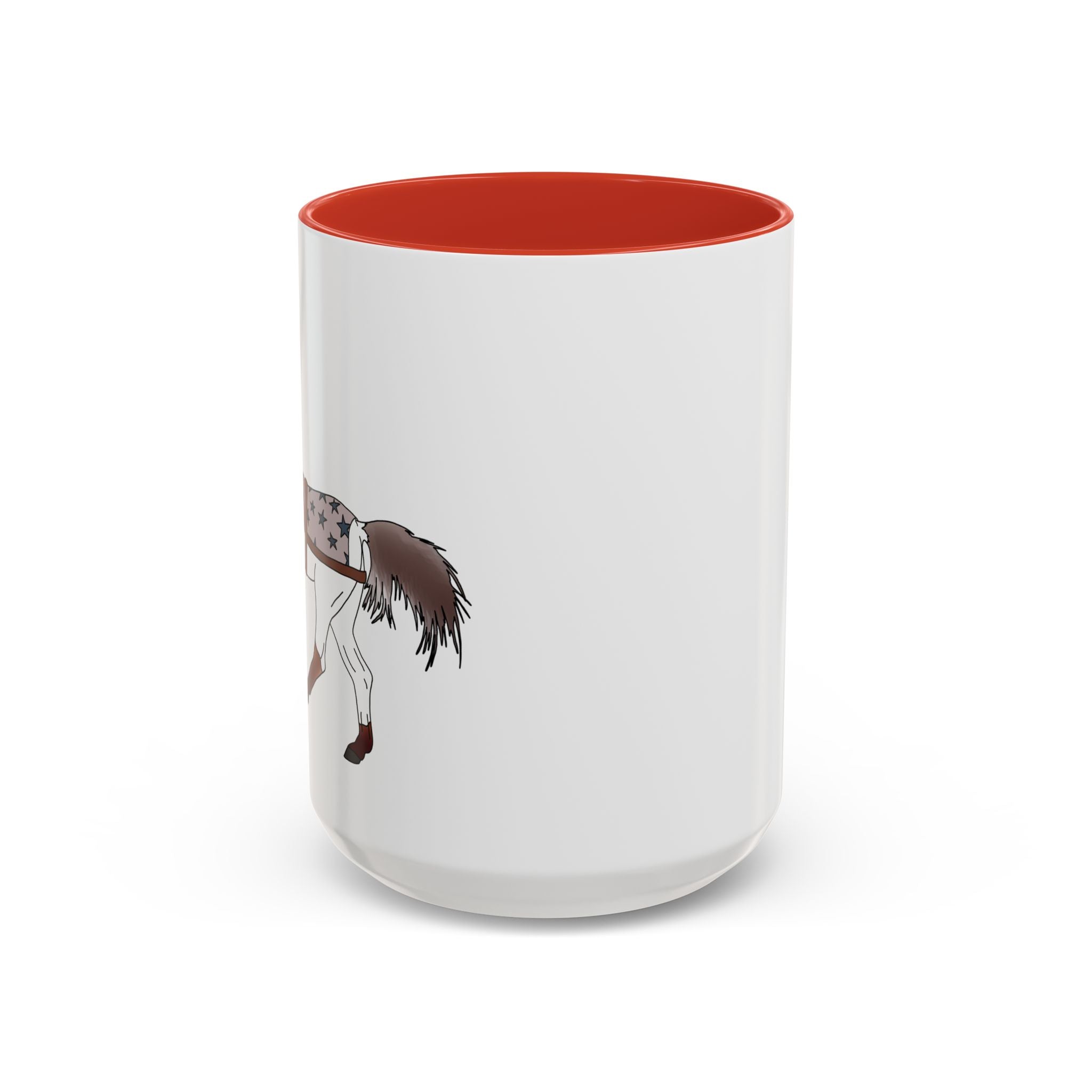 USA Horse Rustic Accent Coffee Mug