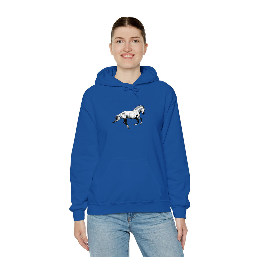 Embroidered Horse Hoodie