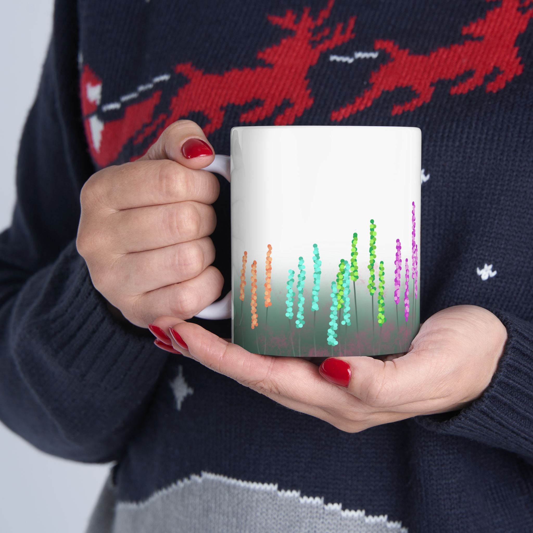 Lavender Flower Mug