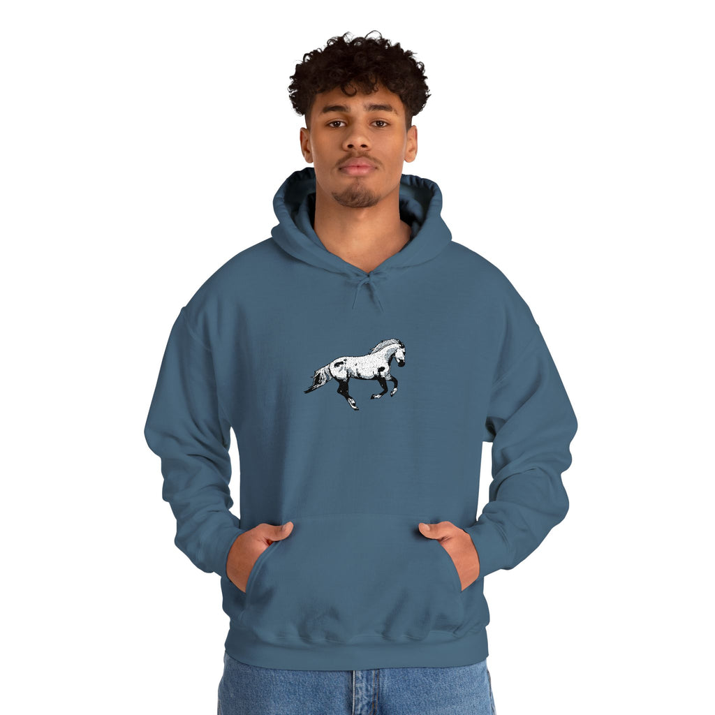 Embroidered Horse Hoodie