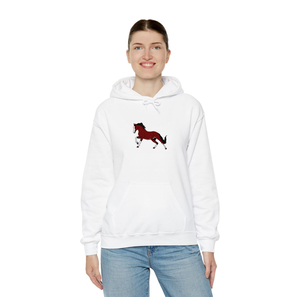 Red Running Horse Sweatshirt