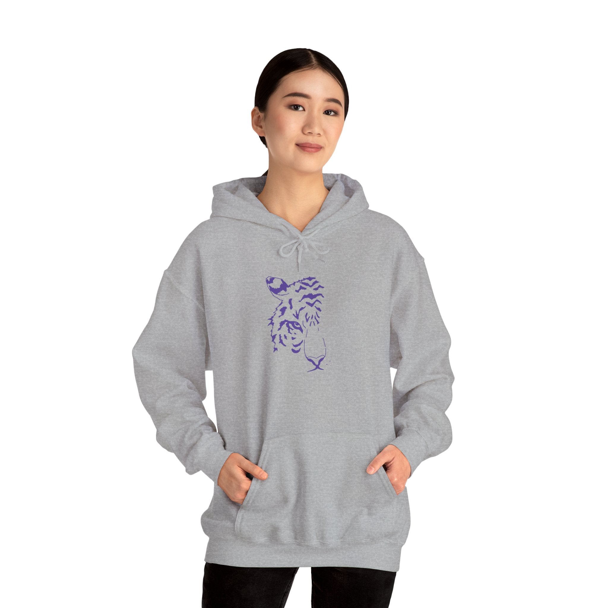 Purple Tiger Hoodie