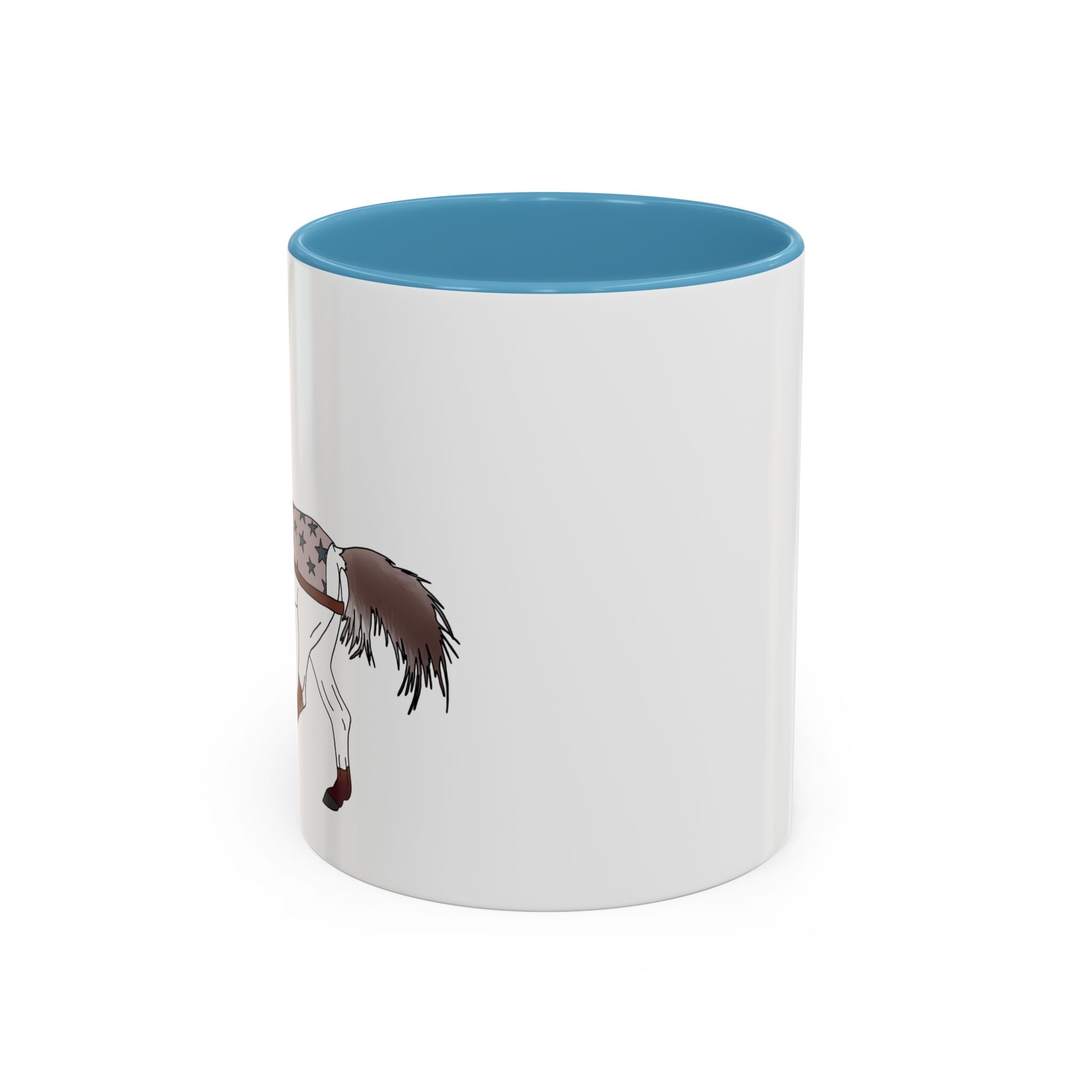 USA Horse Rustic Accent Coffee Mug