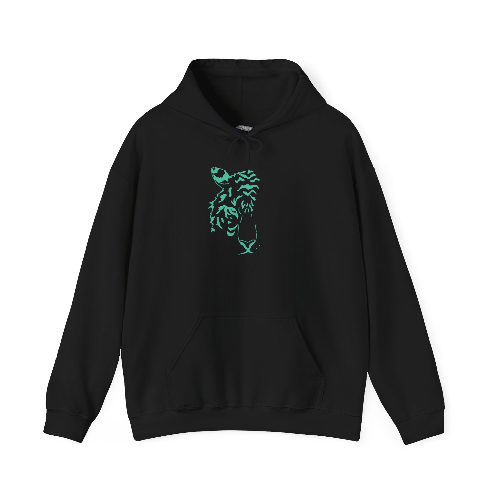 Cyan Tiger Hoodie