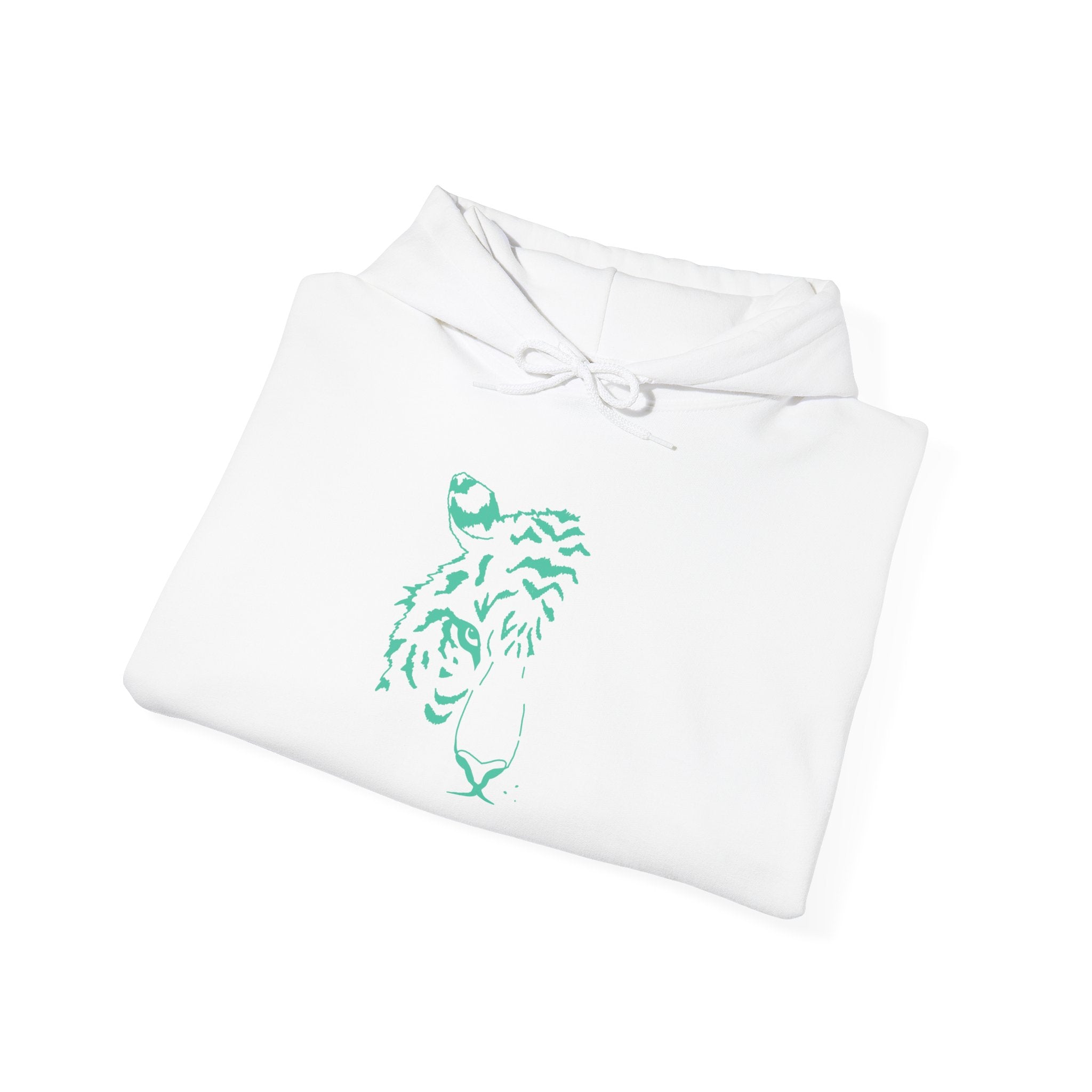 Cyan Tiger Hoodie