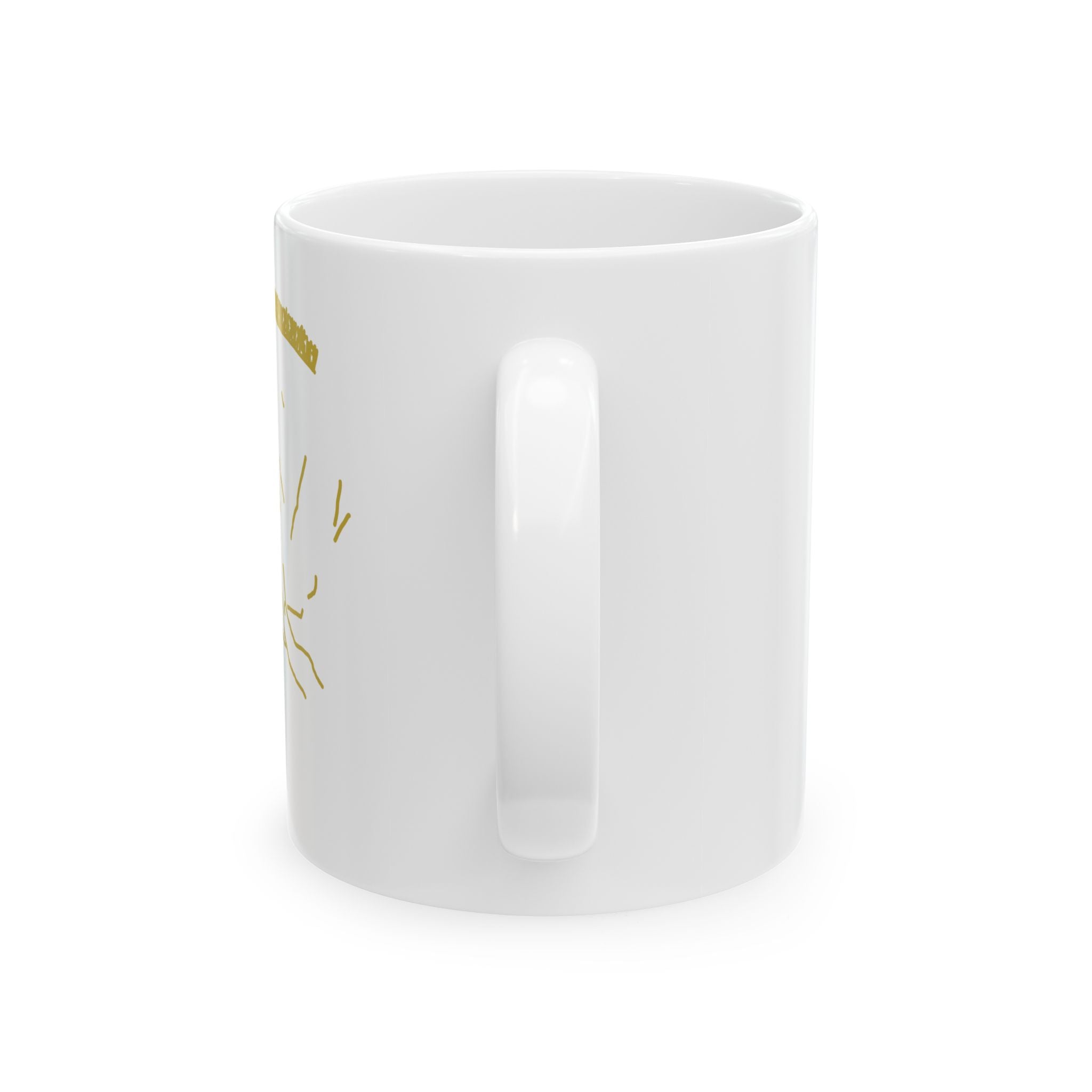 Golden Horse Ceramic Mug
