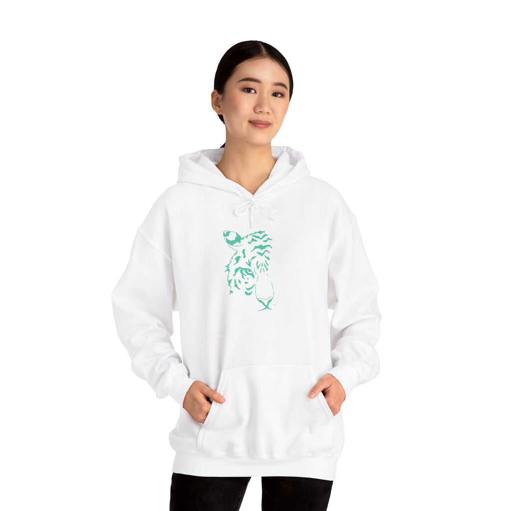Cyan Tiger Hoodie