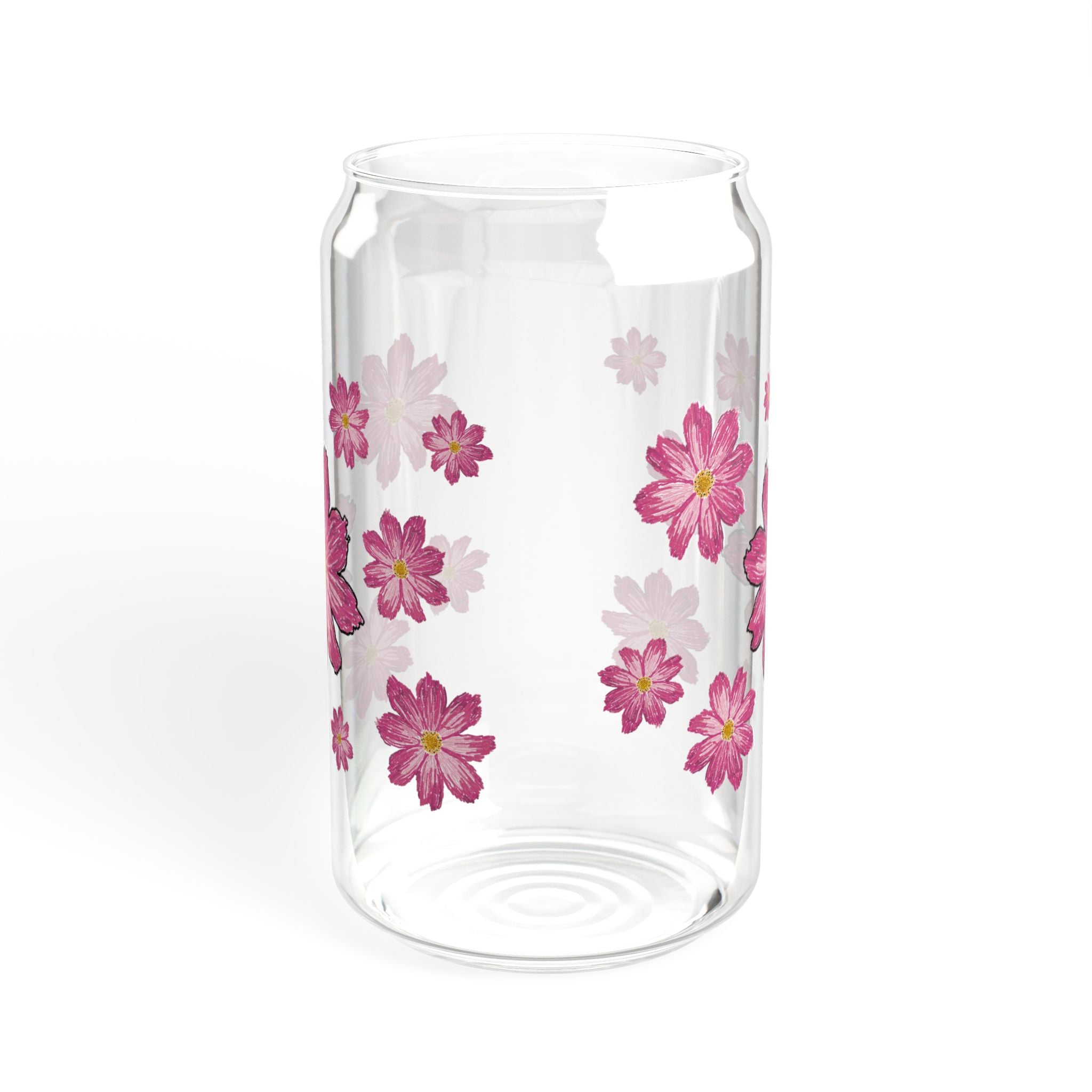 Floral Sipper Glass