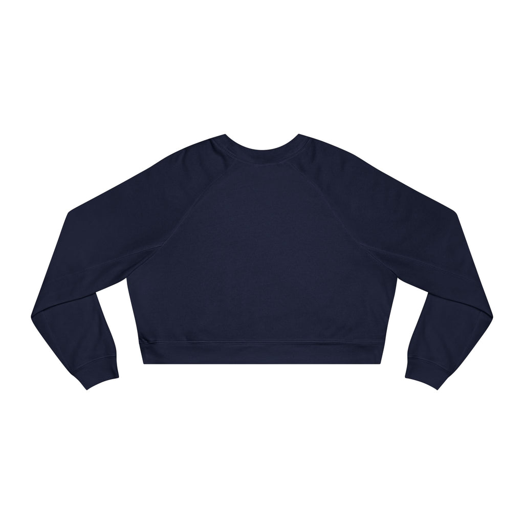 Floral Fleece Crop Pullover