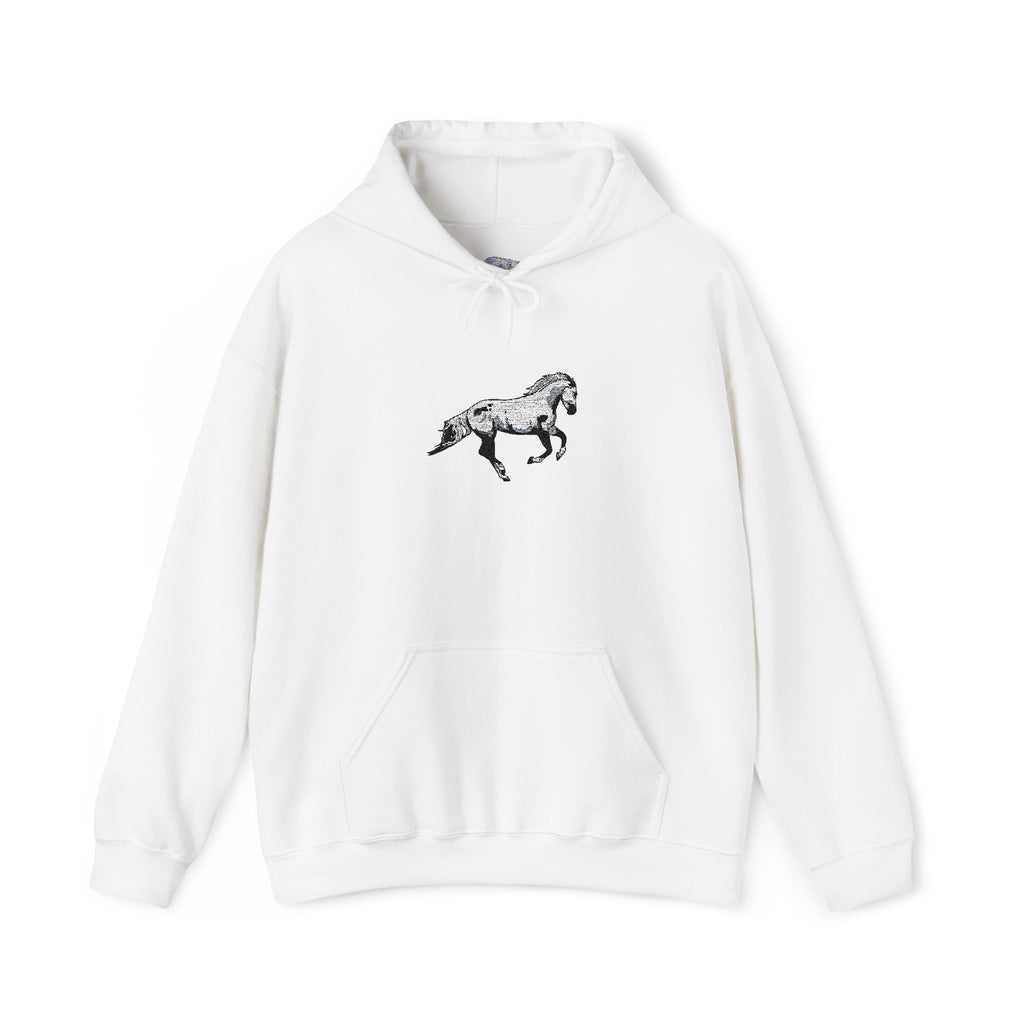 Embroidered Horse Hoodie