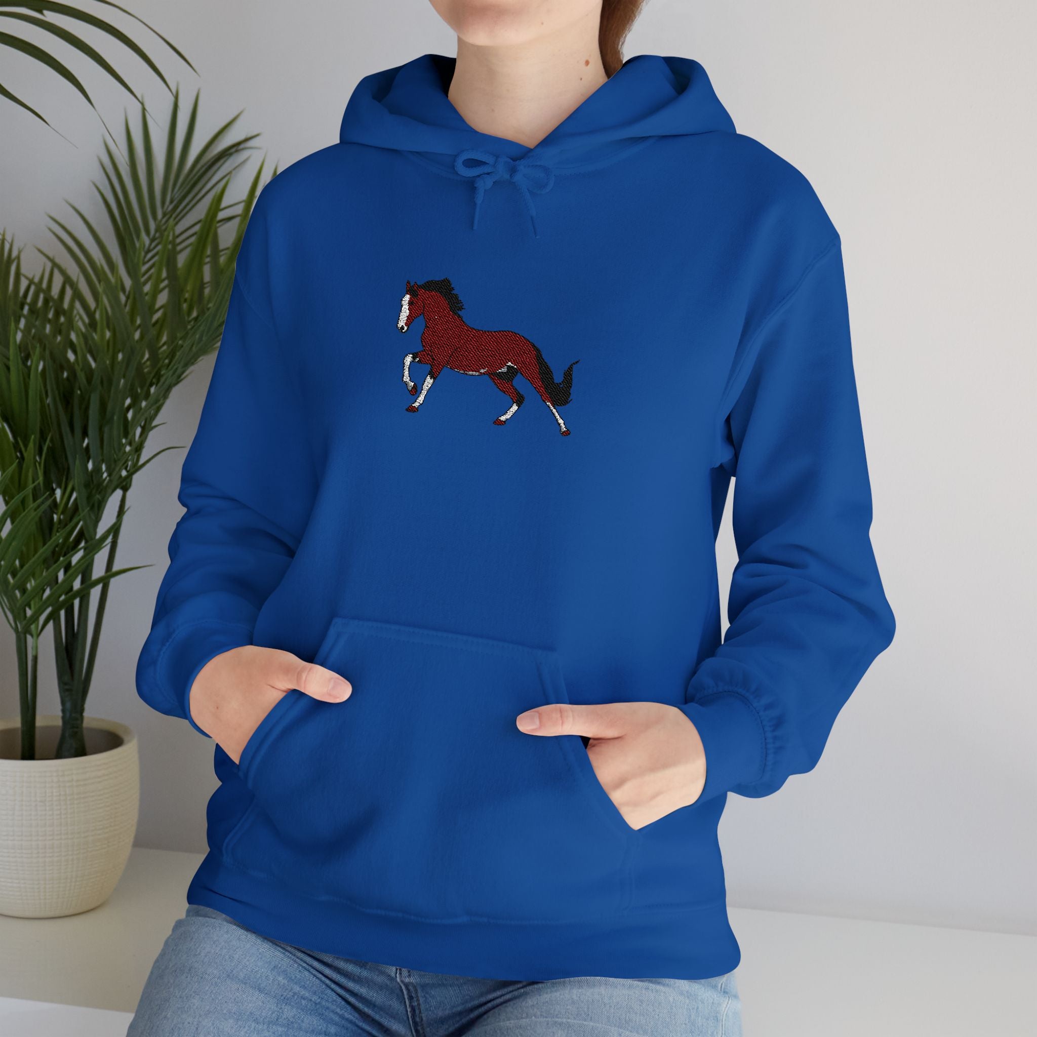 Red Running Horse Sweatshirt