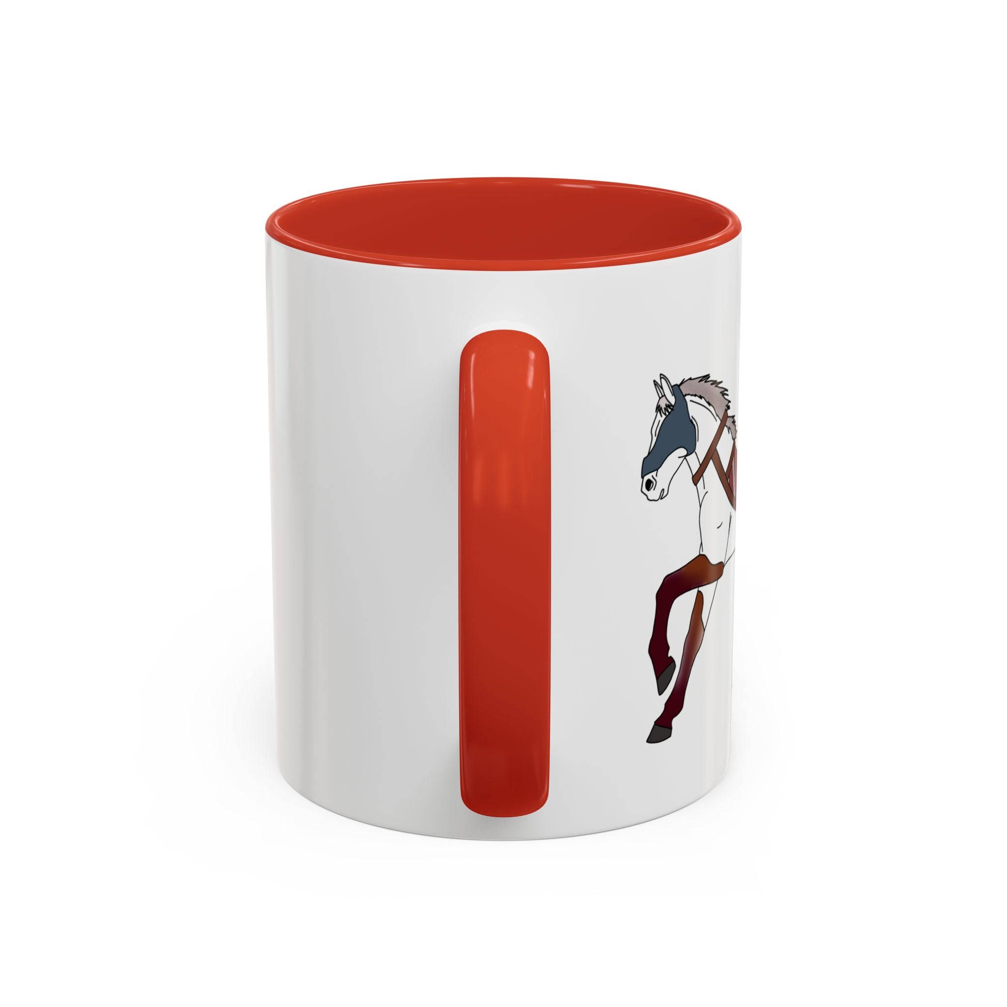 USA Horse Rustic Accent Coffee Mug