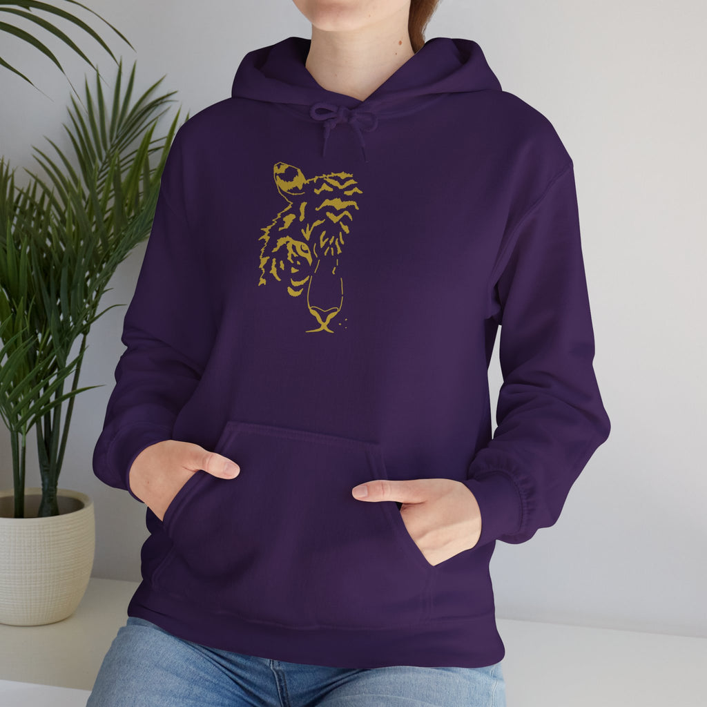 Gold-Finish Tiger Hoodie