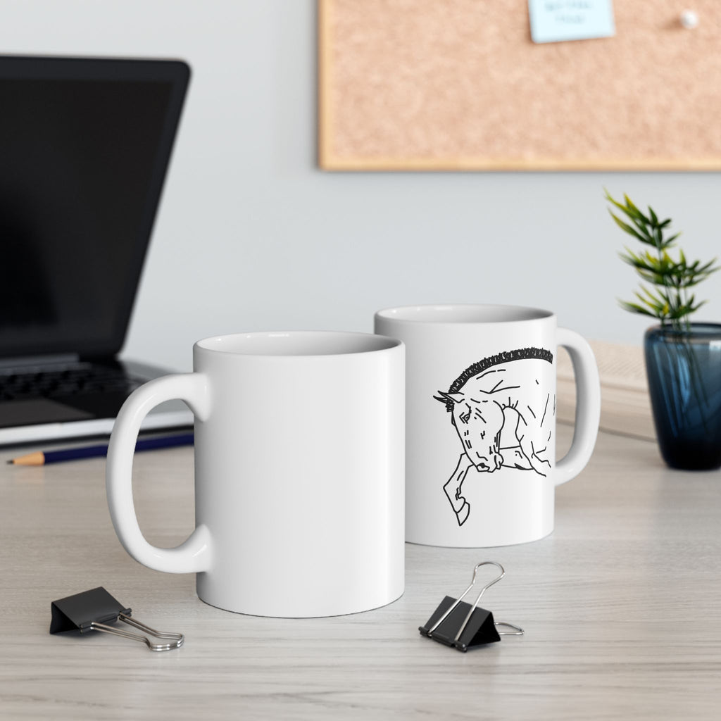 Charming Horse Ceramic Mug
