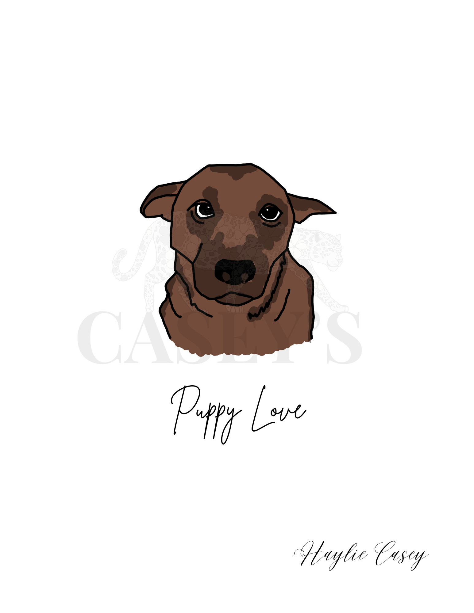 Puppy Love Poster - Digital Product