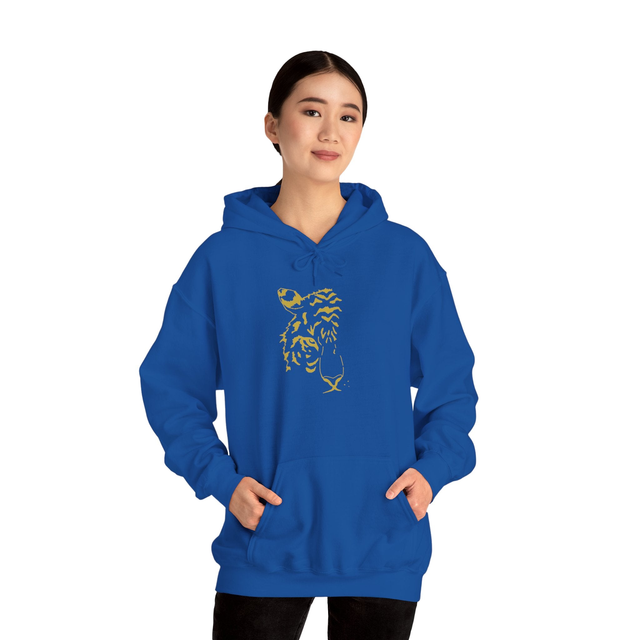 Gold-Finish Tiger Hoodie