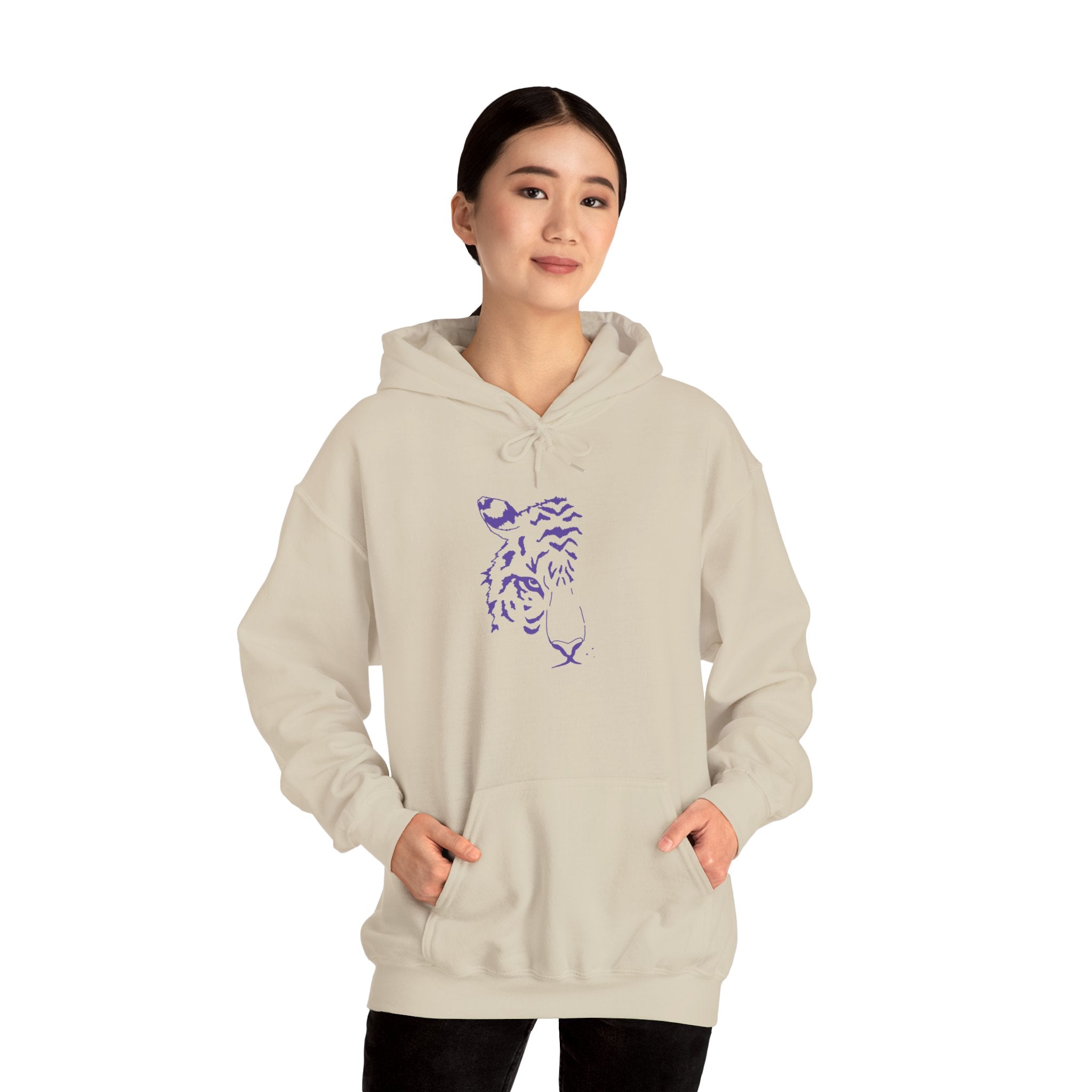 Purple Tiger Hoodie
