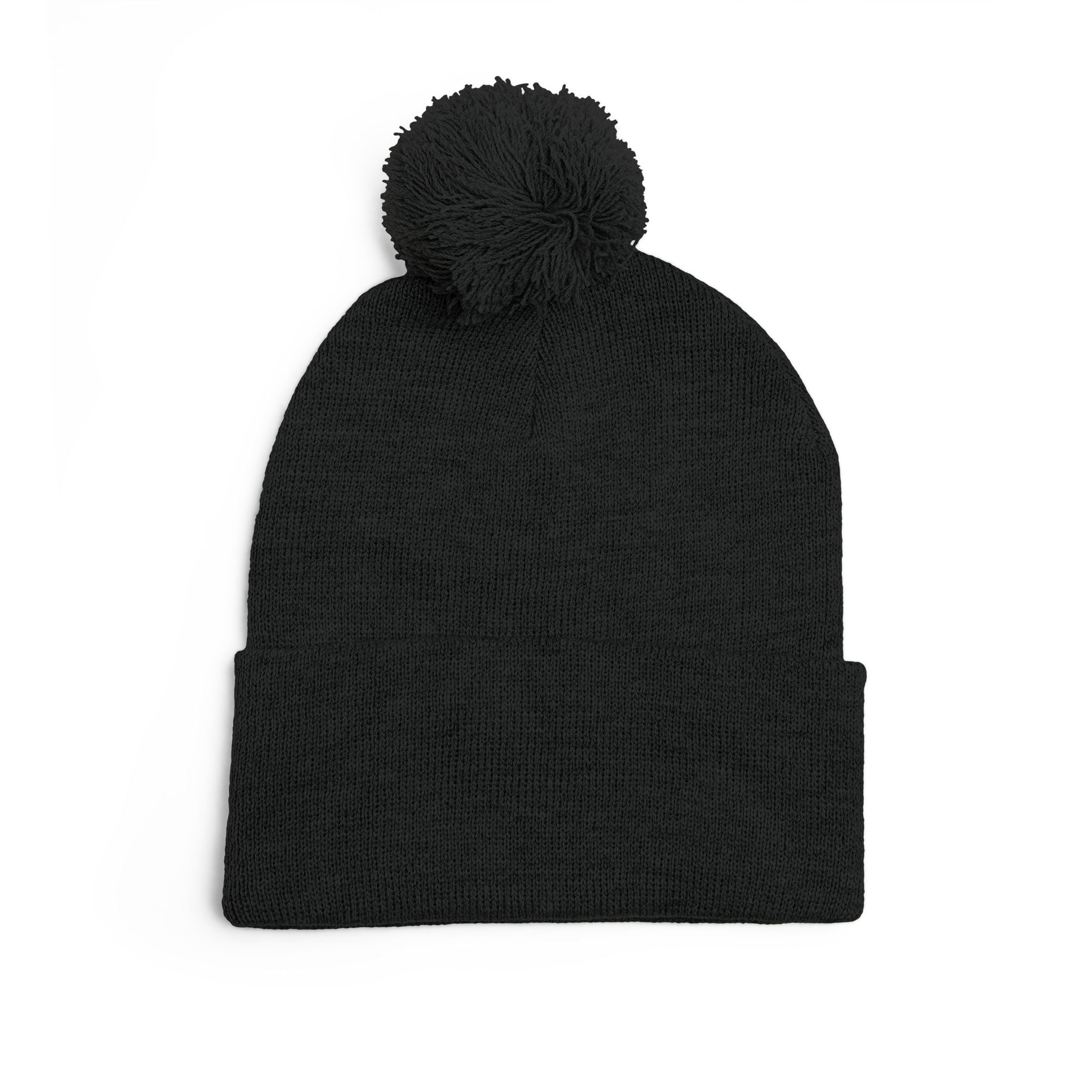 Casey's Embroidered Pom-Pom Winter Hat