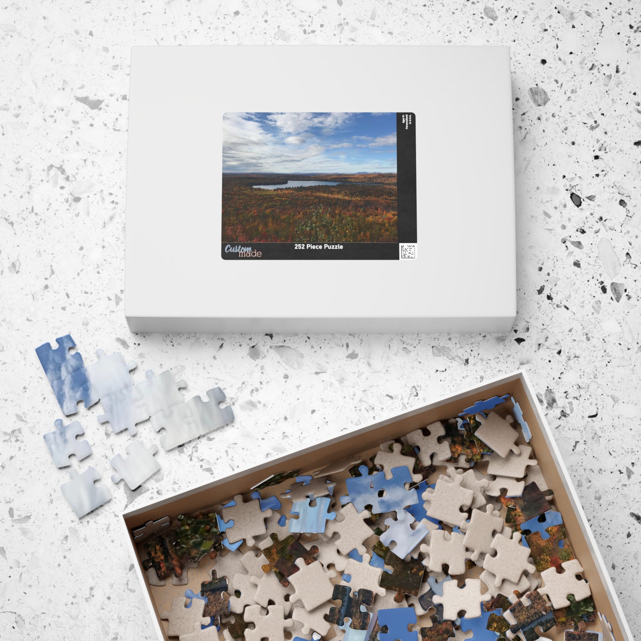 Maine Forest Lake Jigsaw Puzzle
