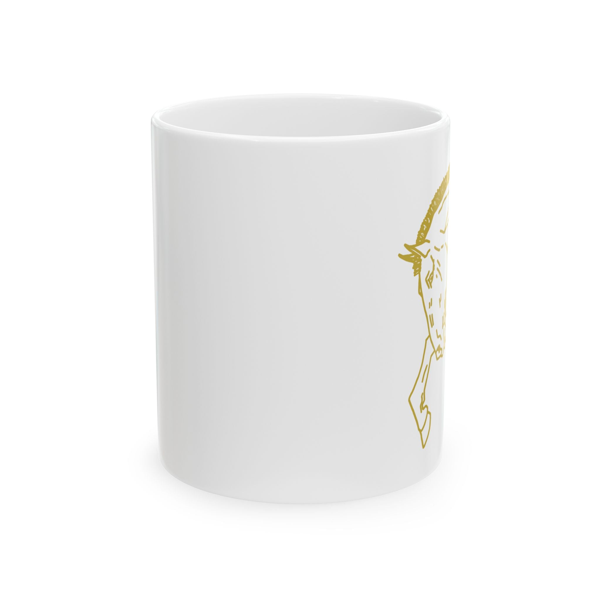 Golden Horse Ceramic Mug