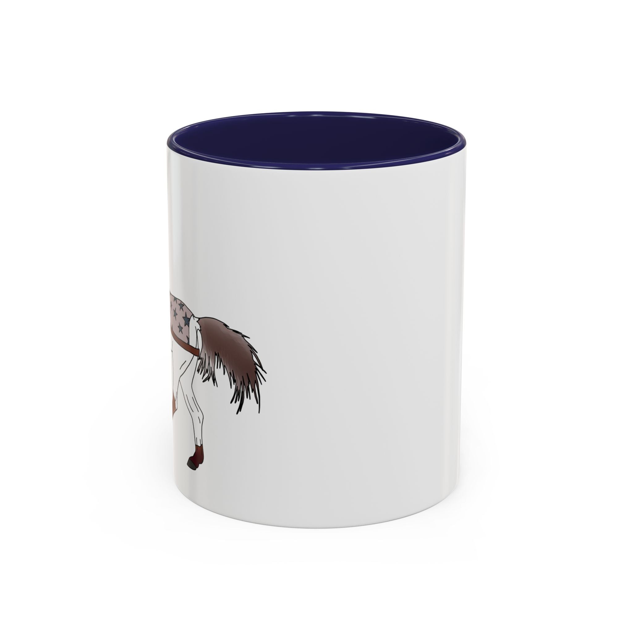 USA Horse Rustic Accent Coffee Mug